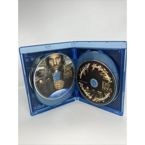 Warner Lord of the Rings Motion Picture Trilogy Blu-ray 6-Disc Set Canadian - Picture 5 of 6